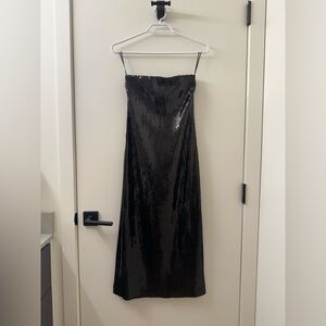 Oak and Fort Strapless Sequin Dress Size XS